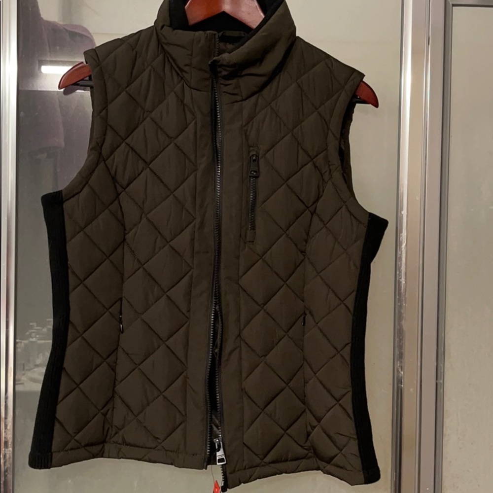 Andrew Marc Quilted Vest Jacket